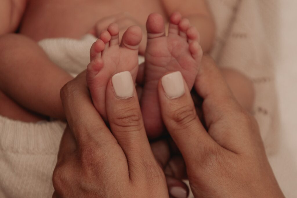 babymassage voet