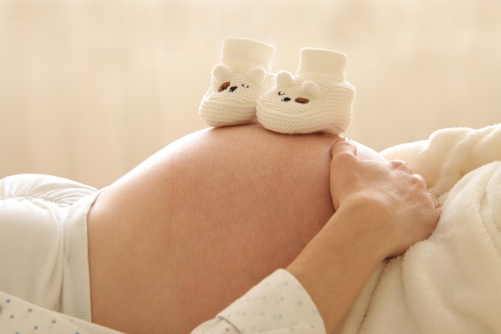 van buik naar baby